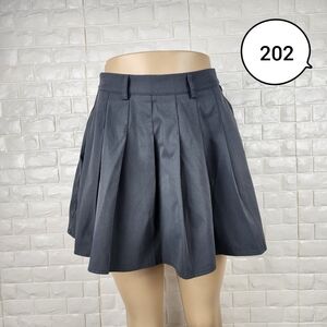 shein xs gray mini skirt